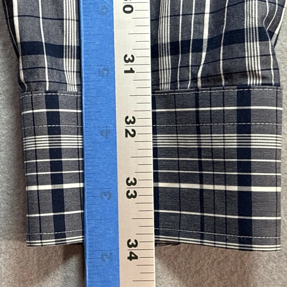 Banana Republic Button Down Shirt Camden Fit Non Iron Men Size Large Geometric